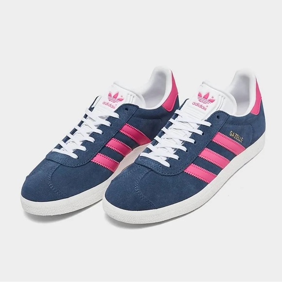 Women's Adidas Gazelle Ink Lucid Pink Sneakers Casual shoes ID3189 - Picture 2 of 12
